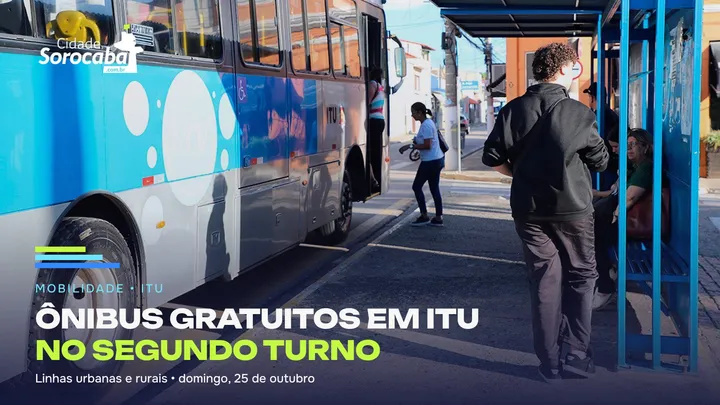 Itu terá ônibus urbanos e rurais gratuitos no segundo turno neste domingo